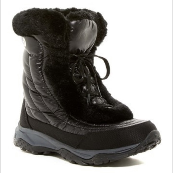 The North Face Nuptse Faux Fur Boot Size 4 Kids - Picture 2 of 11